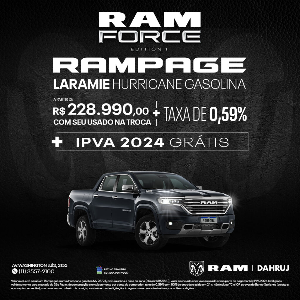 RAM RAMPAGE LARAMIE HURICANE GASOLINA feed